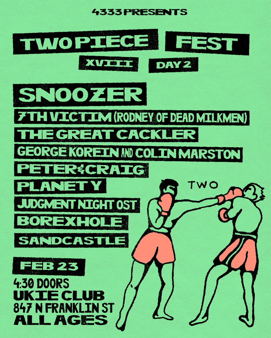 2 PIECE FEST XVIII