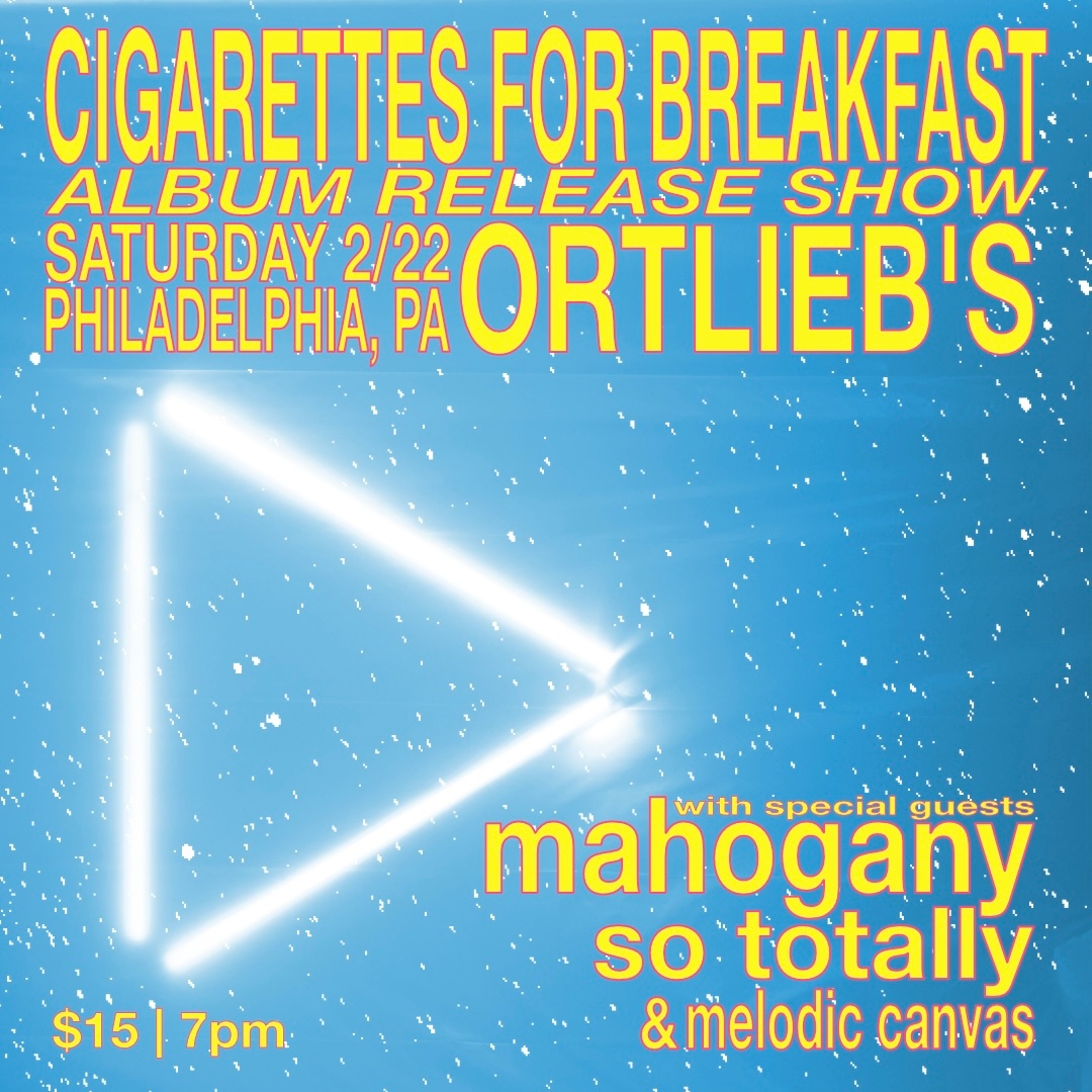 Cigarettes for Breakfast, Mahogany, So Totally, Melodic Canvas