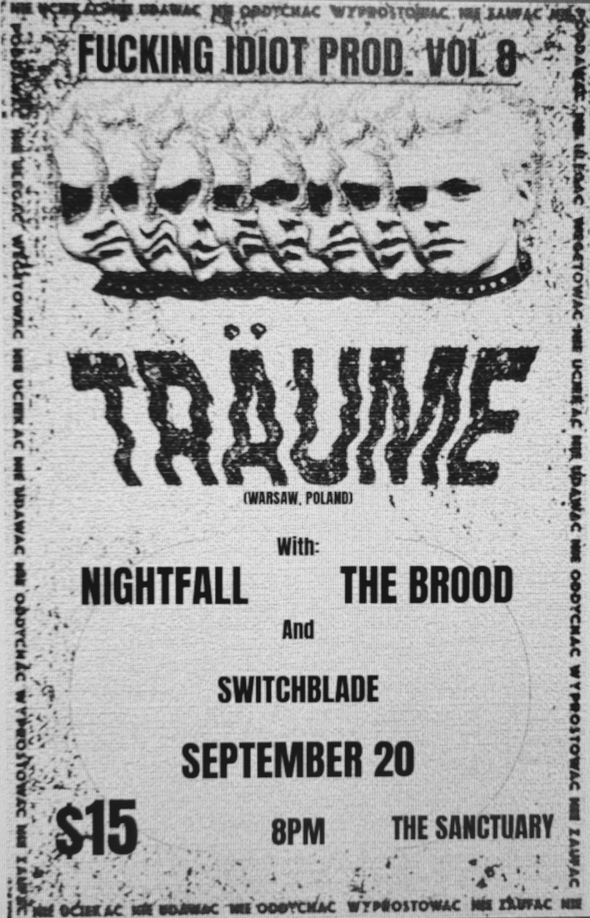 TRÄUME (Poland), NIGHTFALL, THE BROOD, SWITCHBLADE