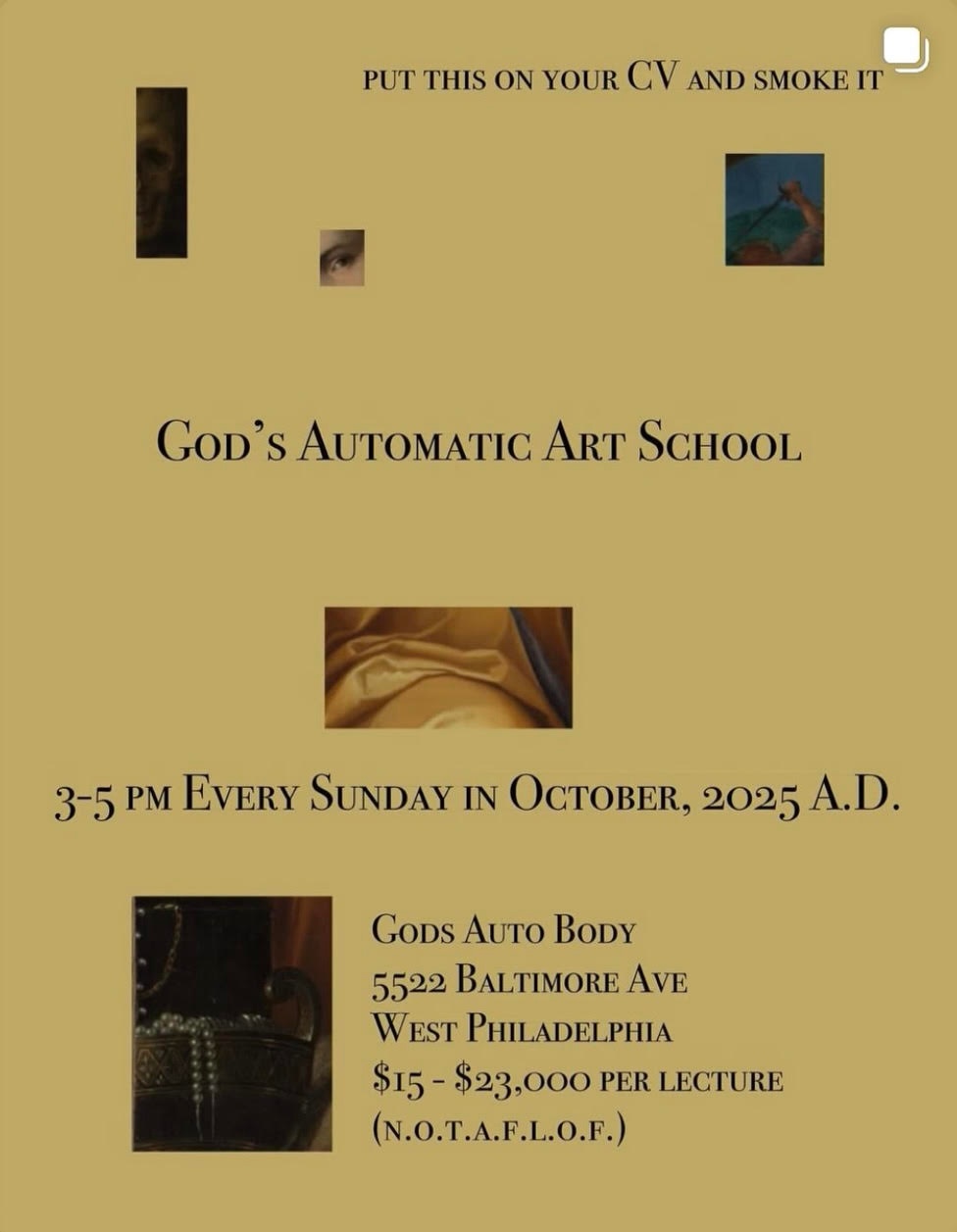 GOD'S AUTOMATIC ART SCHOOL