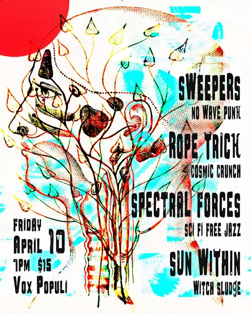 Sweepers, Rope Trick, Spectral Forces, Sun Within