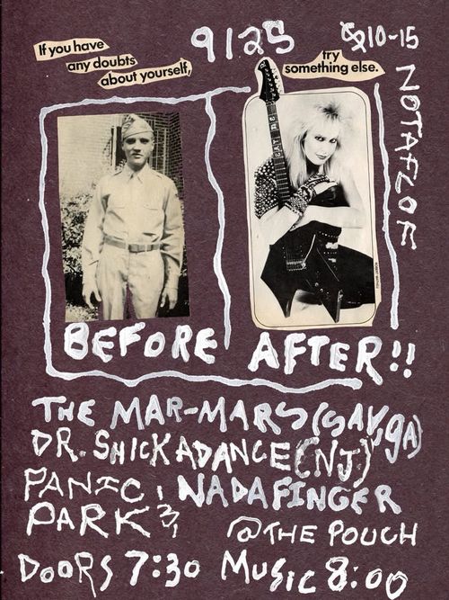 The Mar-Mars (SAV GA), Dr. Shickadance (NJ), Panic Park, Nadafinger