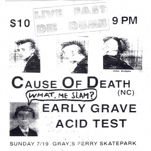 Cause of Death (NC), Acid Test, Early Grave