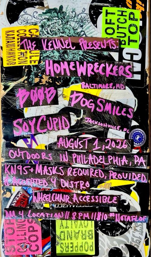 DOG SMILES (FL), HOMEWRECKERS (MD), SOYCUPID, B00B