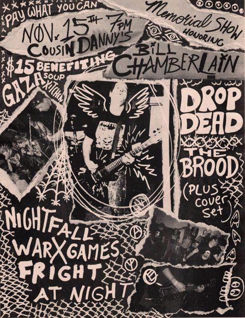 Bill Chamberlain Memorial Show - Drop Dead, The Brood, Nightfall, WarXGames, Fright, At Night