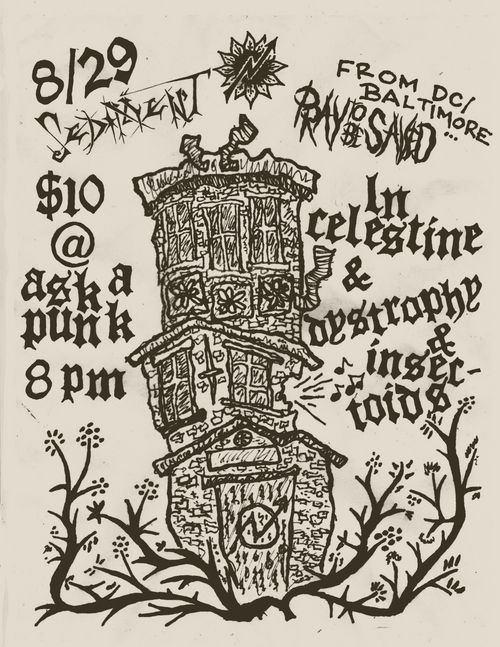 Pray to be Saved (MD/DC), Sediment, Ln Celestine, Insectoids, Dystrophy
