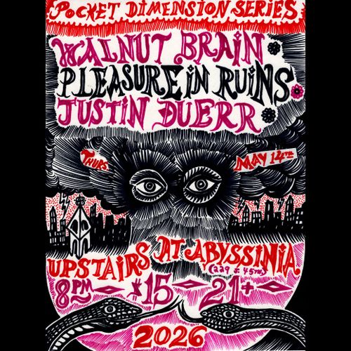 Justin Duerr (Northern Liberties / Hex 9),  Walnut Brain, Pleasure in Ruins