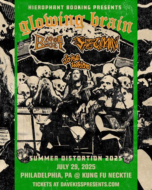 GLOWING BRAIN ~ ACRID ROT ~ SPESIMIN ~ TOTAL WHINE