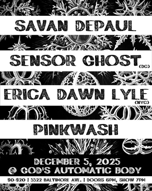 Savan DePaul, Sensor Ghost, Erica Dawn Lyle, Pinkwash