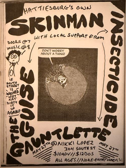 SKINMAN (MISSISSIPPI)//INSECTICIDE//THE GUISE//GAUNTLETTE