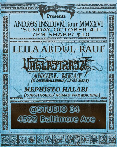 Leila Abdul-Rauf (Vastum), Angel Meat, Mephisto Halabi, Vaelastrasz