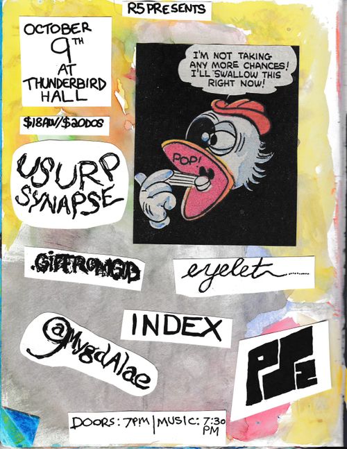 USURP SYNAPSE, EYELET, .GIFFROMGOD, INDEX, PS2, 9AMYGDALAE