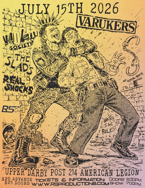 VARUKERS / VIOLENT SOCIETY / THE SLADS / REAL SHOCKS