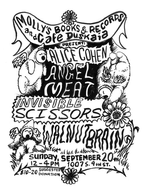 Walnut Brain, Angel Meat, Alice Cohen, Invisible Scissors