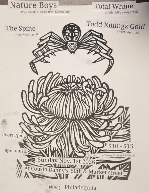 Halloween Hangover with Nature Boys, The Spine, Todd Killingz Gold, and Total Whine
