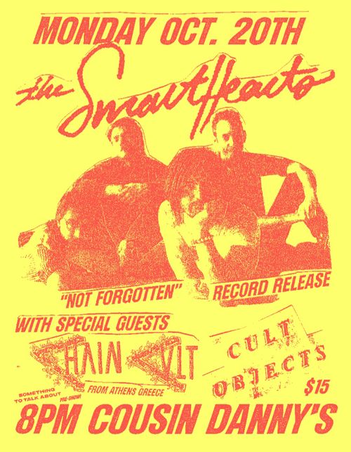 SMART HEARTS (Record Release), CHAINE CULT (Greece), CULT OBJECTS