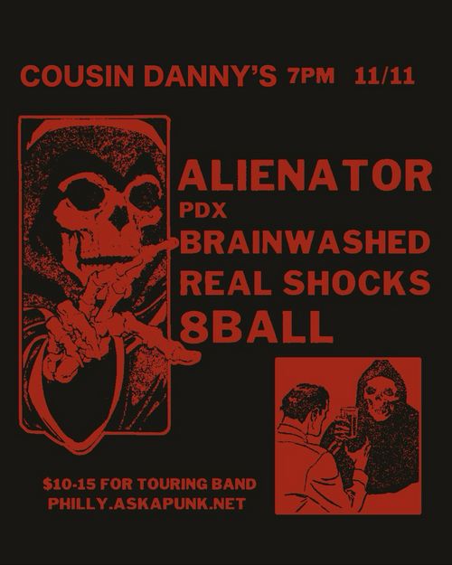 ALIENATOR, BRAINWASHED, REAL SHOCKS, 8BALL