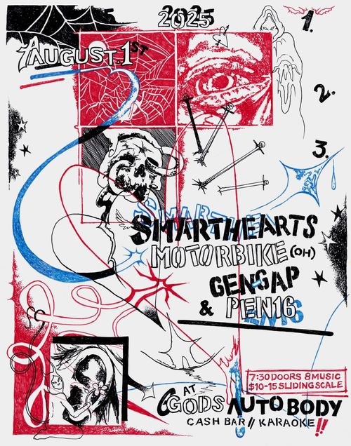 Smarthearts, Motorbike (OH), Gen Gap, Pen16