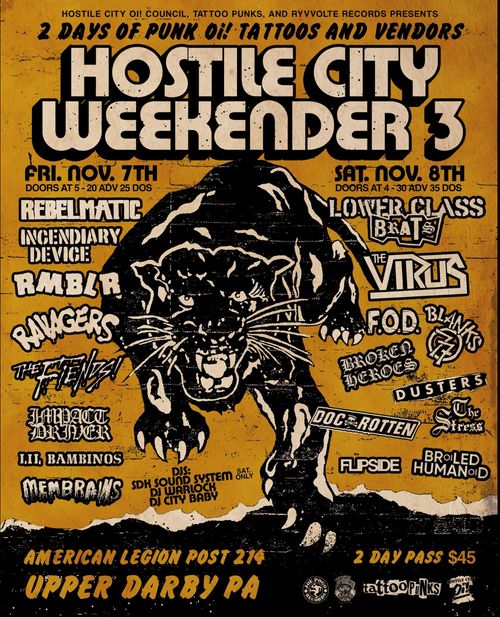 Hostile City Weekender 3