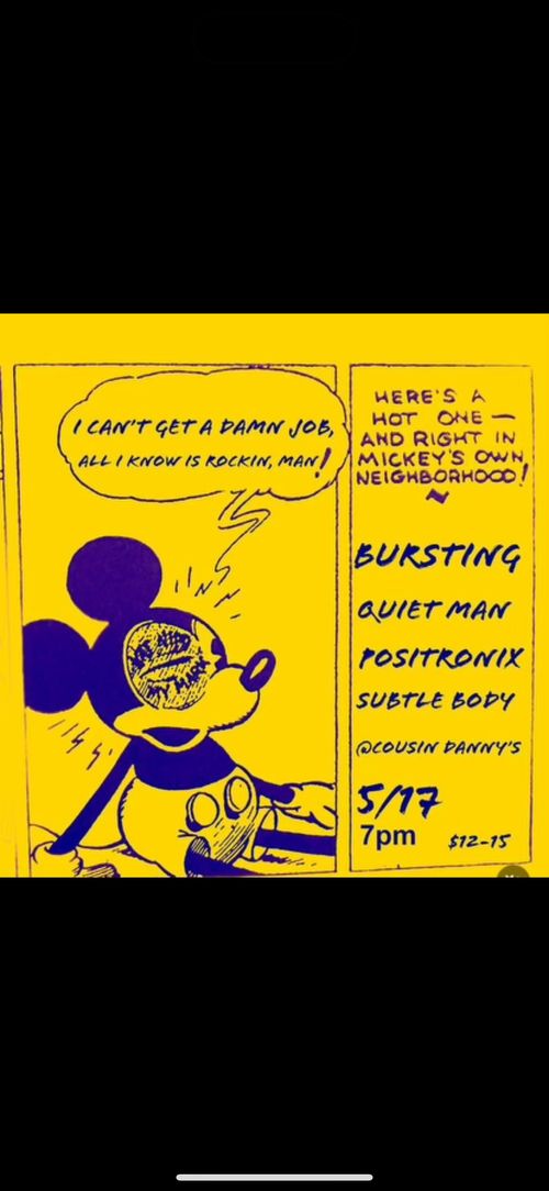 Subtle Body Bursting (Chicago ) Positronix Quiet Man
