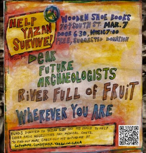 Help Yazan Survive! Dear Future Archaeologists, River Full of Fruit, Wherever you Are