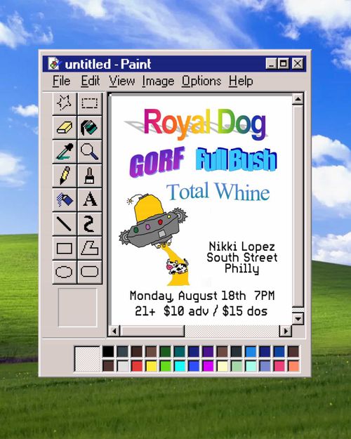 Royal Dog, Full Bush, Gorf, Total Whine