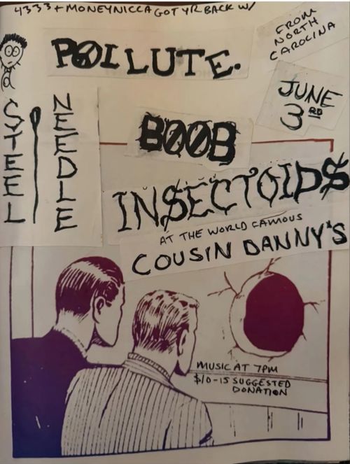 POLLUTE (NC)/B00B/INSECTOIDS/STEEL NEEDLE